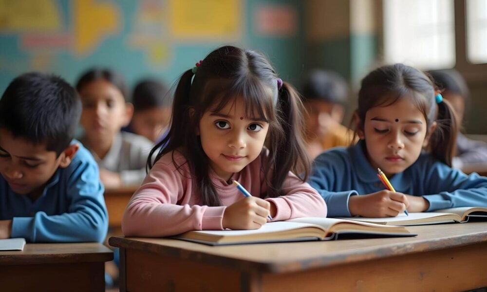 Declining school enrollment in India, especially in rural areas, highlights educational challenges.