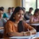 Students preparing for JEE Main 2025 exam using elimination strategy.